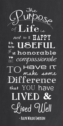 Framed Purpose Print