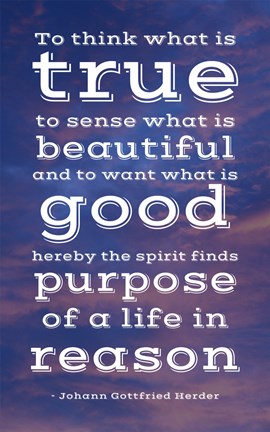 Framed Life in Reason Print