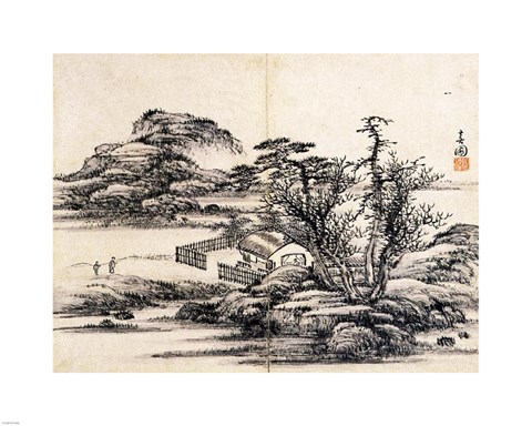 Framed Yi Han-cheol Print