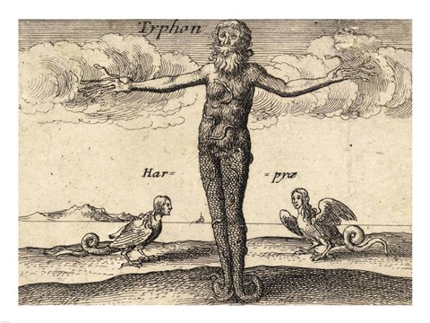 Framed Greek Gods Tryphon Print