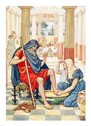 Framed Thou Art Odysseus Print