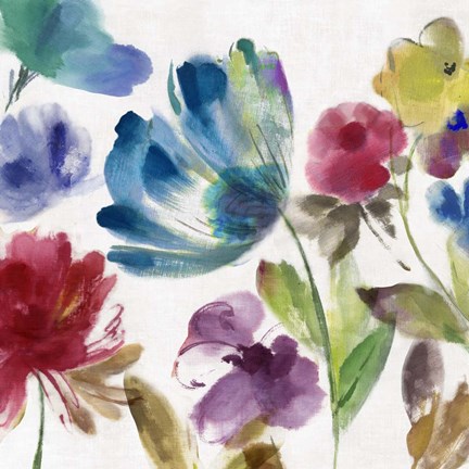 Framed Sarcelle Jardin II Print