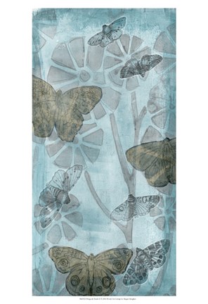 Framed Wings &amp; Petals II Print