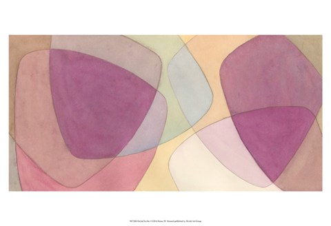 Framed Orchid Scribe I Print