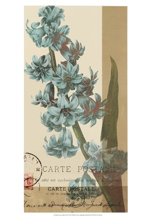 Framed French Blue III Print