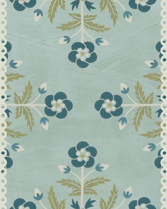 Framed Cottage Vignette I Print