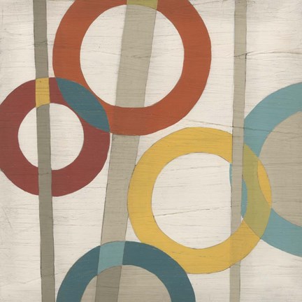 Framed Circular Logic I Print