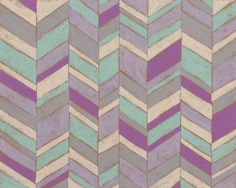 Framed Modern Chevron IV Print