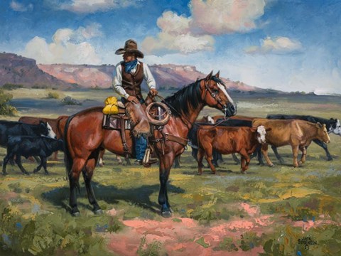 Framed Good Hand Print