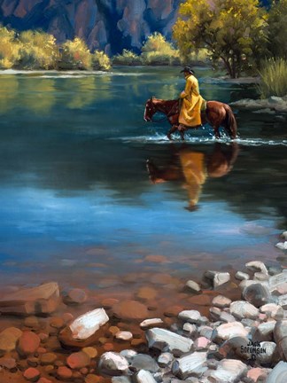 Framed Shallow Crossing Print