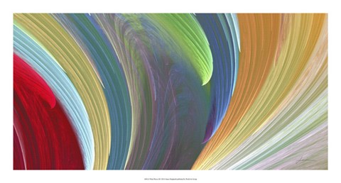 Framed Wind Waves III Print