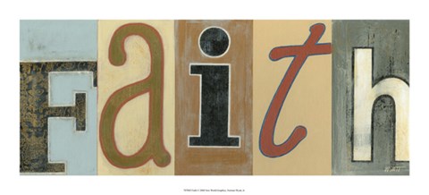 Framed Faith Panel Print