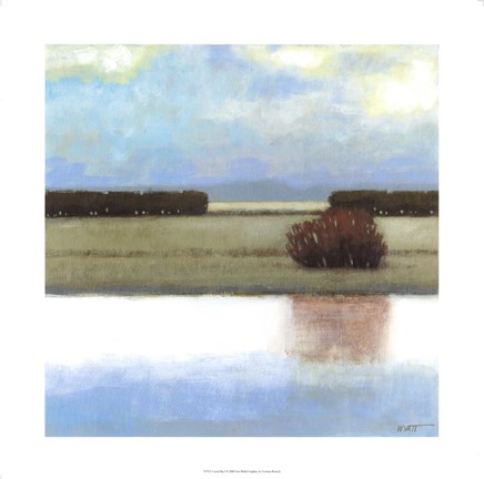 Framed Crystal Bay I Print