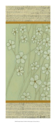 Framed Woodland Melody I Print