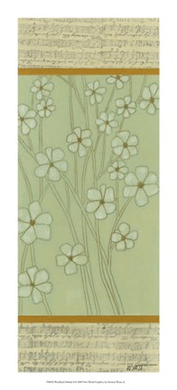 Framed Woodland Melody II Print