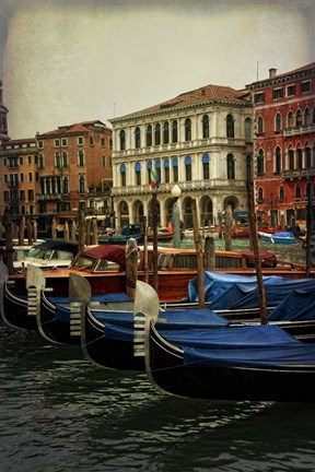 Framed Venetian Canals II Print