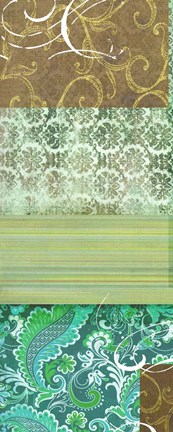 Framed Bohemian Echo I Print