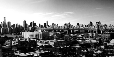 Framed Panorama of NYC II Print