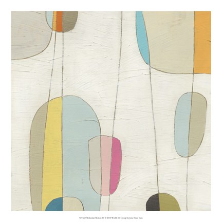 Framed Molecular Motion IV Print