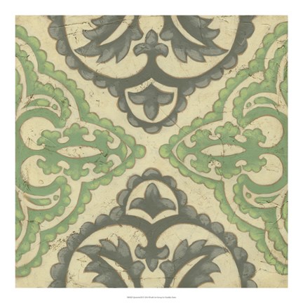 Framed Quatrefoil II Print