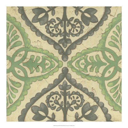 Framed Quatrefoil III Print