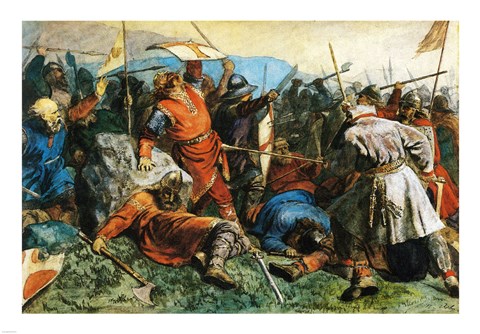 Framed Saints Fall Print