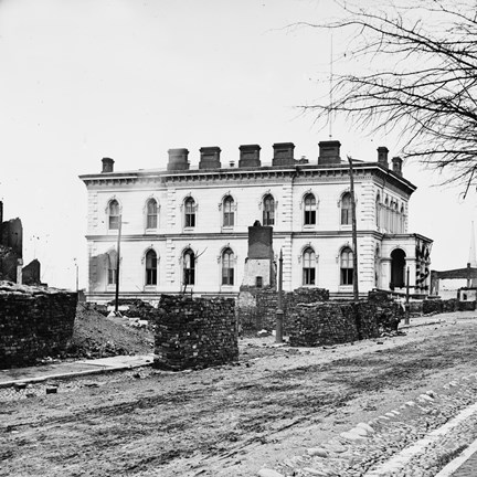 Framed Richmond, Va. Building Print