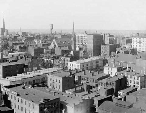 Framed Richmond, Va. black &amp; white photo Print