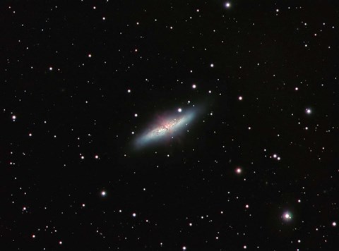 Framed Galaxy M82 in Ursa Major Print