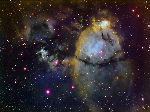 Framed NGC 896 (part of the Heart nebula) in Cassiopeia Print