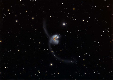 Framed Antennae (NGC 4038 and 4039), interacting pair of galaxies in Corvus Print