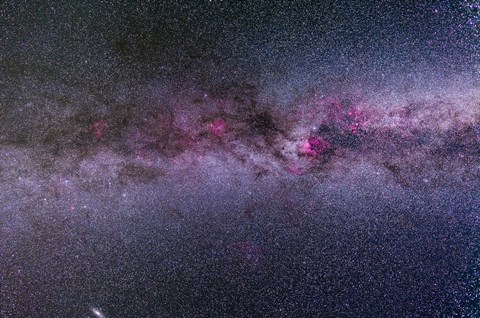 Framed northern Milky Way from Cygnus to Cassiopeia and Perseus Print