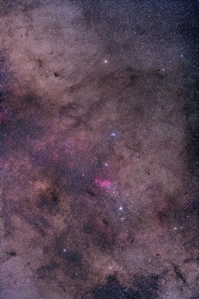 Framed NGC 6231 area oriented equatorially Print