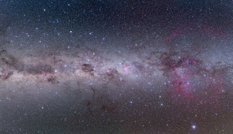 Framed Mosaic of the southern Milky Way from Vela to Centaurus Print