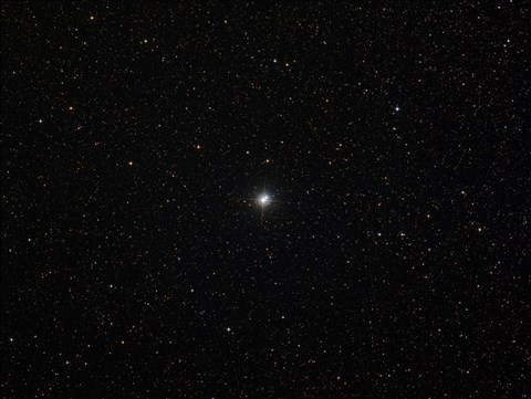 Framed double star Albireo in the constellation Cygnus Print