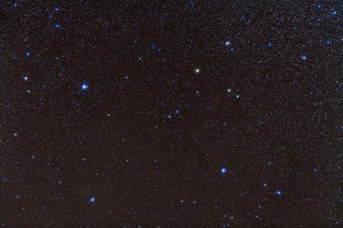 Framed Pegasus constellation in the northern sky Print