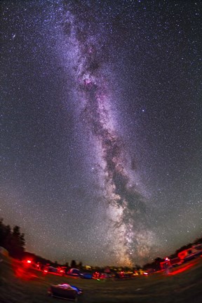 Framed northern summer Milky Way over the Saskatchewan Summer Star Party Print