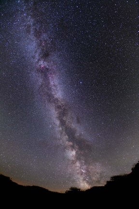 Framed summer Milky Way in southern Alberta, Canada Print