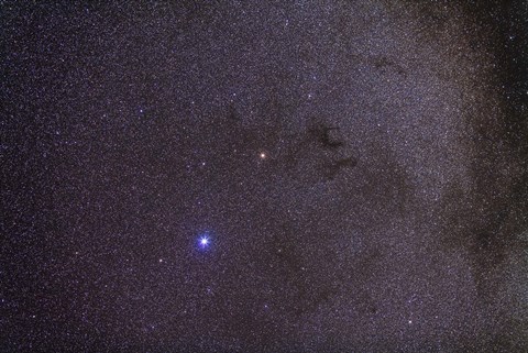 Framed Widefield view of dark nebulae in the Aquila constellation Print