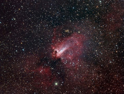 Framed Omega Nebula Print