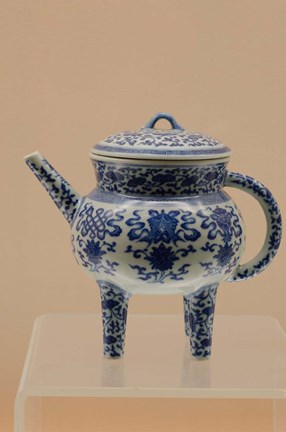Framed China, Shanghai, Shanghai Museum. China and porcelain, Jingdezhen ware Print