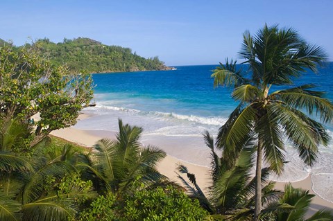 Framed Beach at Banyan Tree Resort, Intandance beach. Print