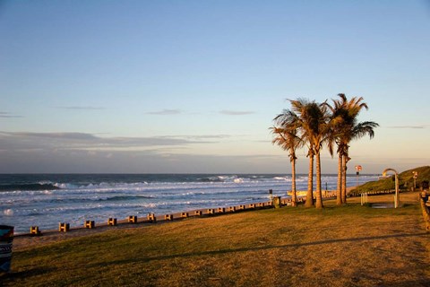 Framed Ansteys Beach, Durban, South Africa Print