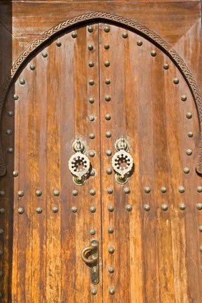 Framed Door in the Souk, Marrakech, Morocco, North Africa Print