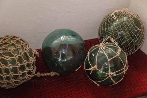 Framed Africa, Mozambique, Mozambique Island. Floats in Governors Palace. Print