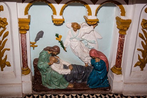 Framed Africa, Angola, Luanda. Church of Our Lady of the Remedies. Print