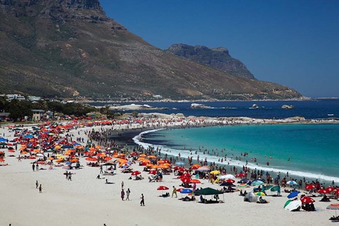 Framed Camps Bay, Cape Town, South Africa Print