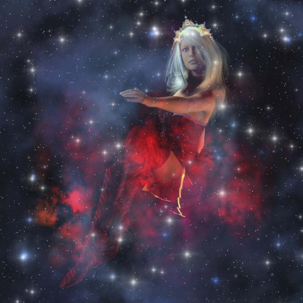 Framed Cerces, the daughter of the Sun Print