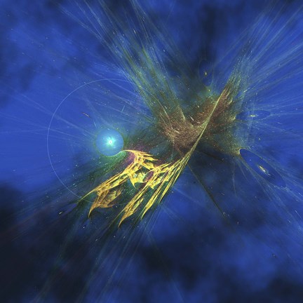 Framed Cosmic image of our vast universe Print