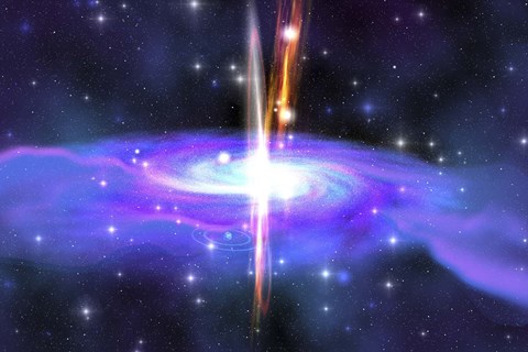 Framed stellar black hole caused by the collapse of a massive star Print